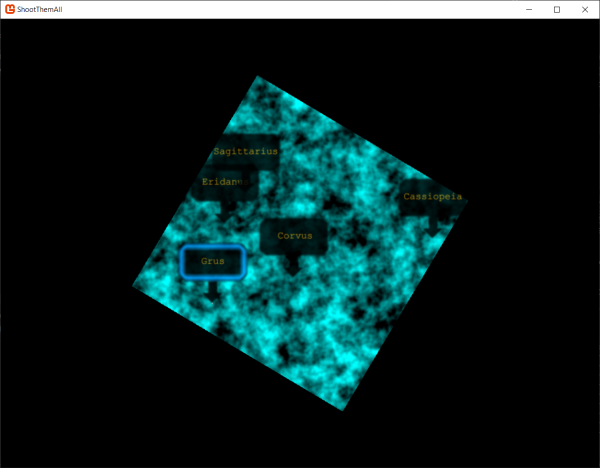 The background 'star map' is from another project where I coded cloud formations